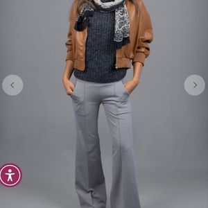 Kiragrace Perfect Wide Leg Pant NWT Grey